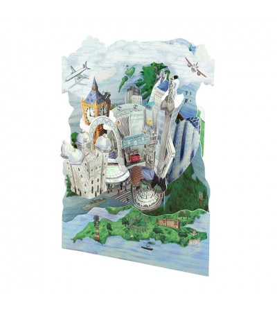 Tarjeta  3D, POSTAL SWING...