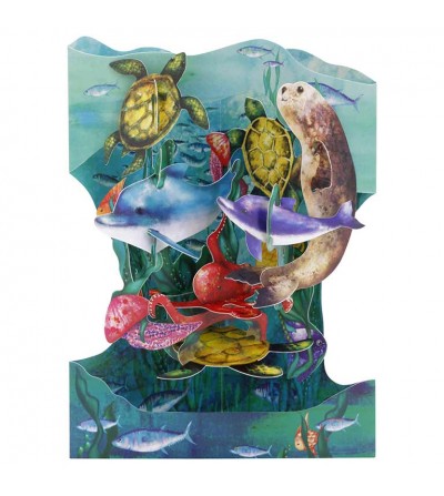 Tarjeta  3D, POSTAL SWING...
